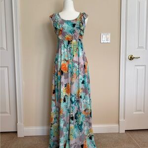 Beeson River Vibrant Floral Maxi Dress